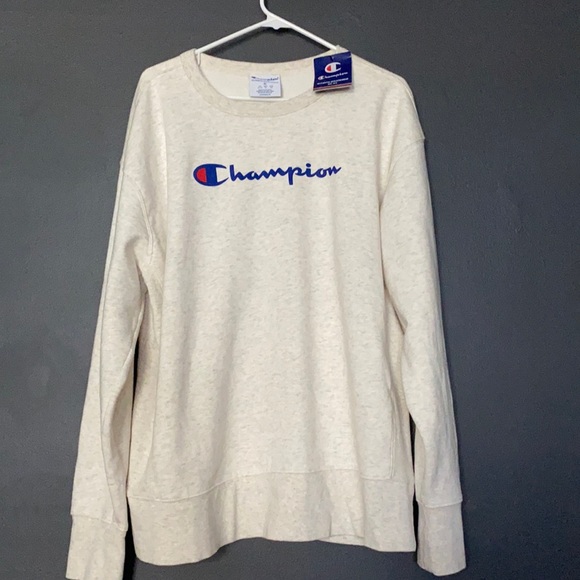 Champion Crewneck , Brand New , Cream Color - Picture 1 of 2
